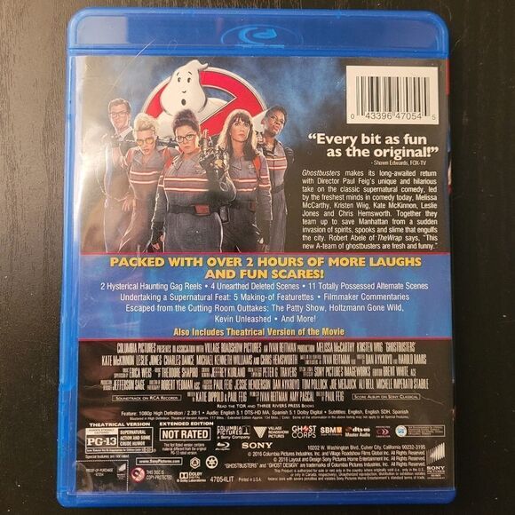 GHOSTBUSTERS Answer the Call 2016 Blu-ray Extended Edition - Picture 2 of 2